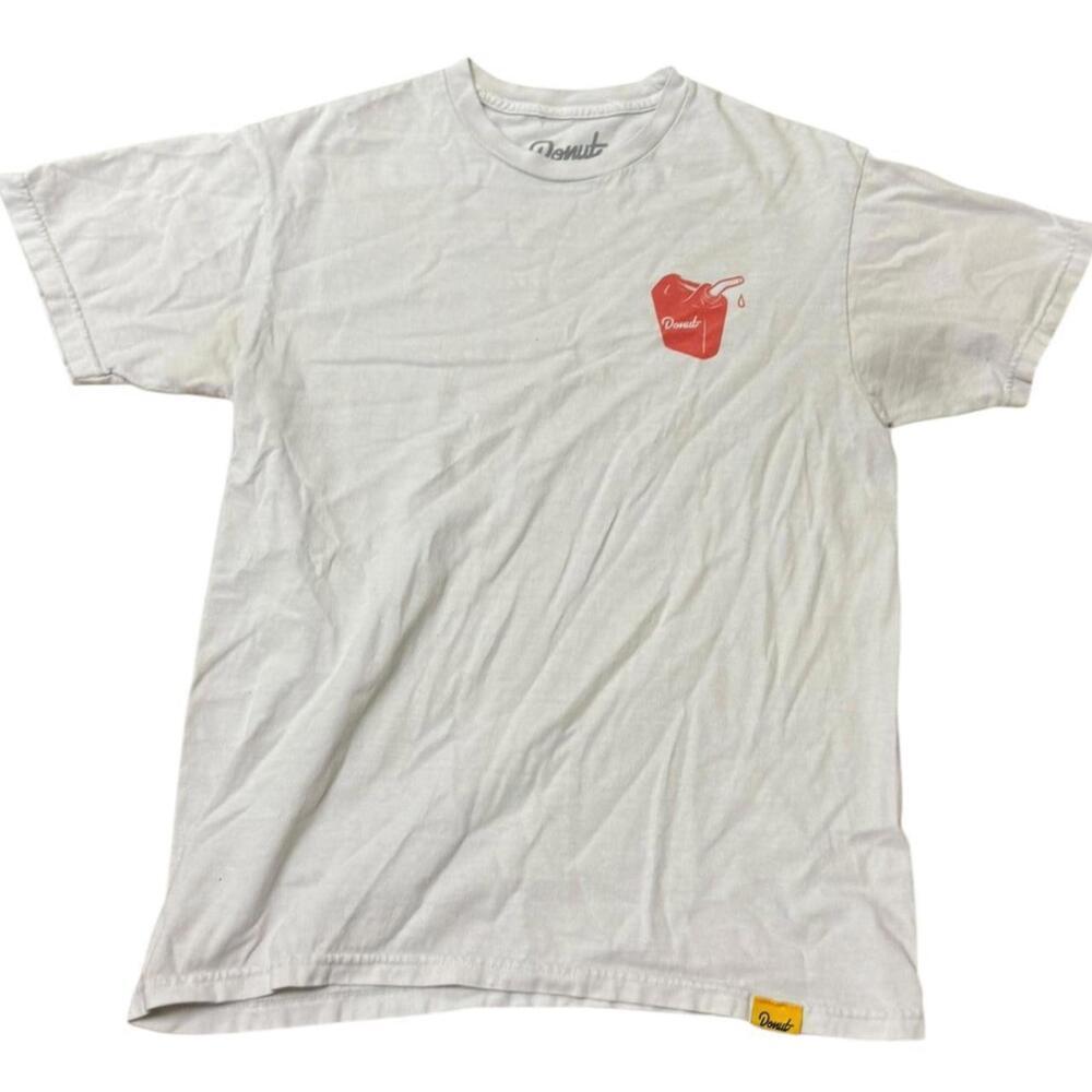 Donut Media Oil Crisis ’73 World Tour Graphic Tee White Size M - Picture 2 of 5